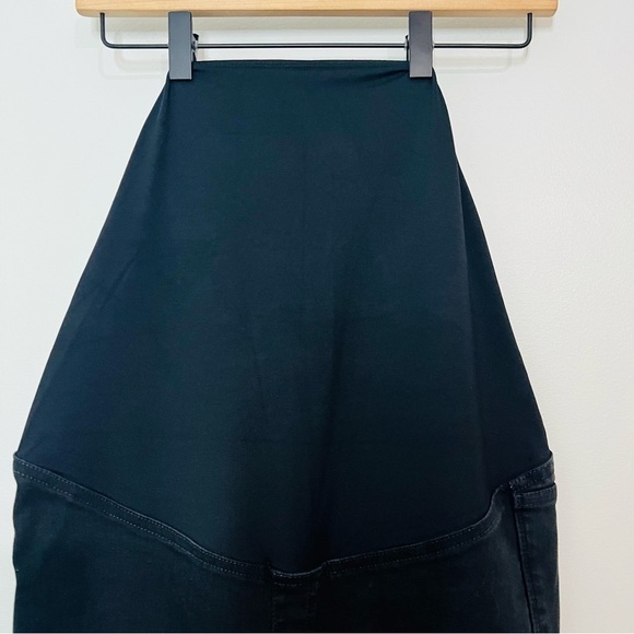 MADEWELL MATERNITY OVER THE BELLY
SKINNY JEANS IN LUNAR WASH BLACK SIZE 27 - Picture 3 of 10